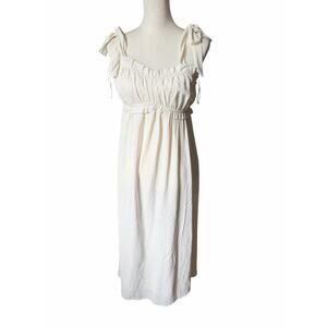 HEYSON White Dress Long Small
